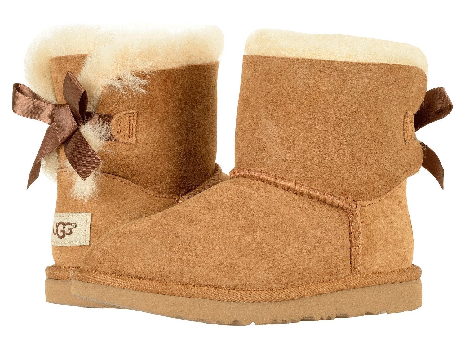 

Угги UGG Kids Mini Bailey Bow II (Little Kid/Big Kid), коричневый
