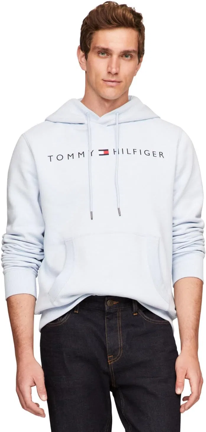 Толстовка капюшон Tommy Hilfiger, деним, Breezy Blue