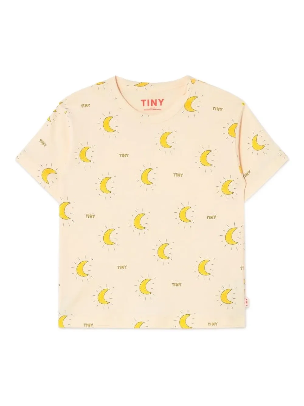 

Футболка с лунным принтом Tiny Cottons, желтый