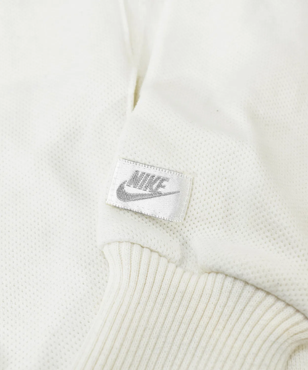 Винтажный свитер Nike с высоким воротником белый — фото 3