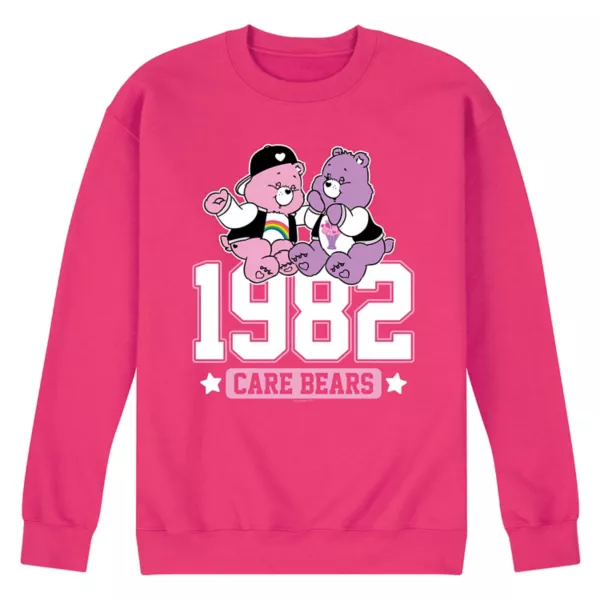 

Мужская флисовая толстовка Care Bears Varsity 1982 Licensed Character, пурпурный