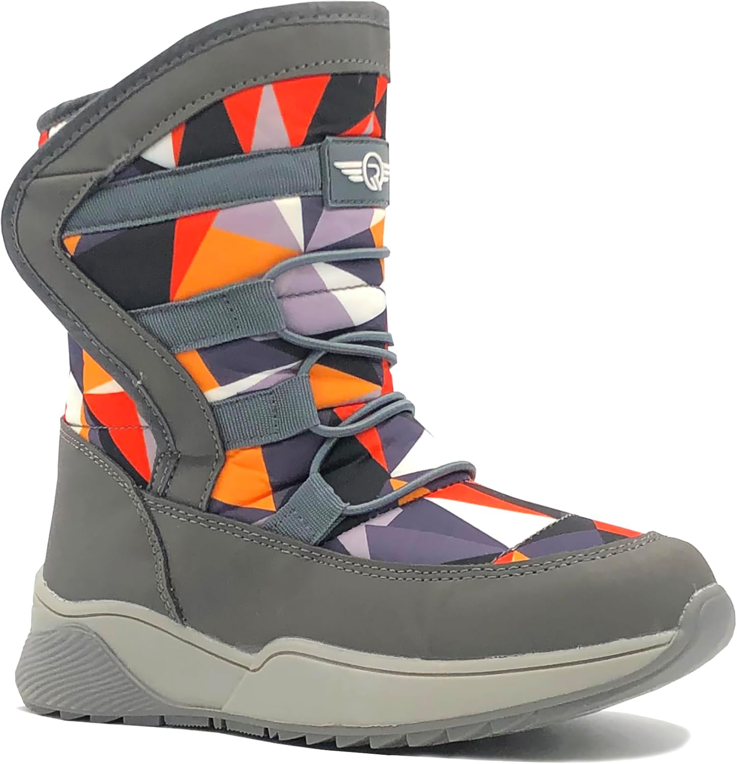 

Зимние ботинки REDVOLUTION для девочек и мальчиков, универсальные, водонепроницаемые, с противоскользящей подошвой (для малышей, детей младшего и старшего возраста), оранжевый