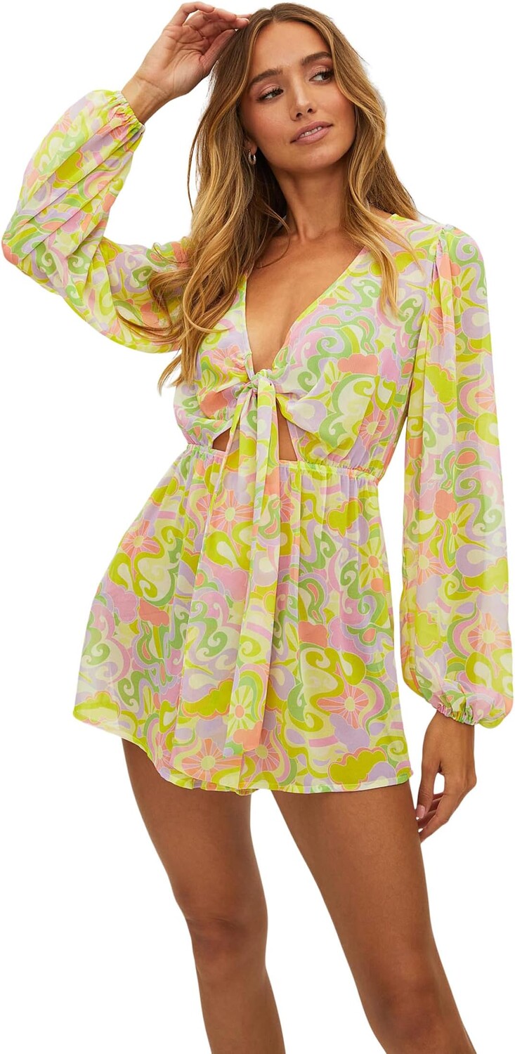 

Купальник Beach Riot Lori Romper, цвет Psychedelic Sunshine