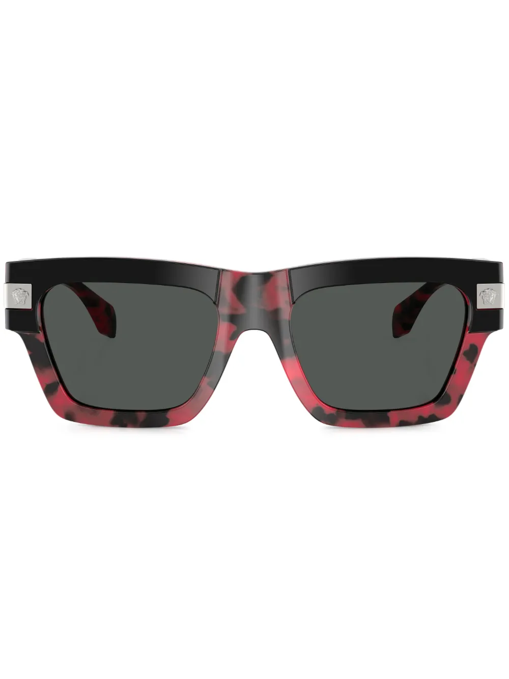 

Солнцезащитные очки в квадратной оправе Versace Eyewear, черный