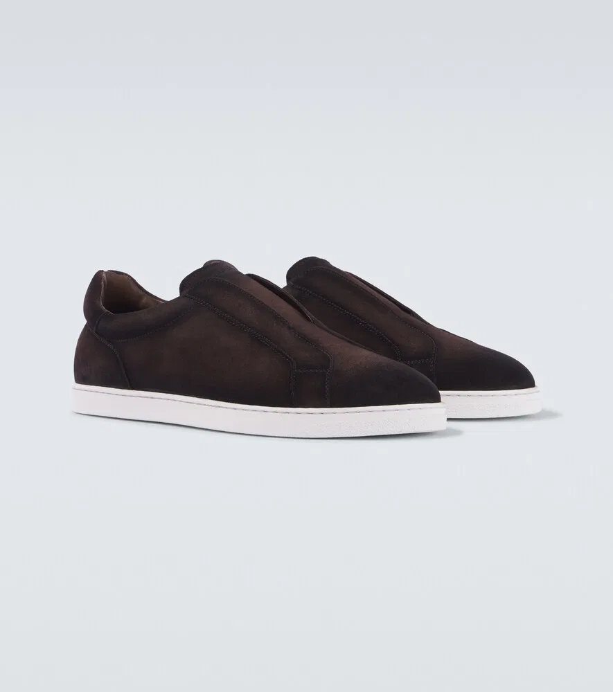 Открытые замшевые кроссовки Magnanni, коричневый