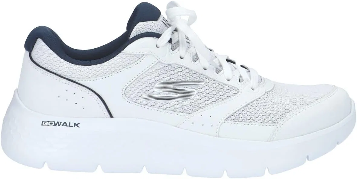 Мужские кроссовки Skechers Go Walk Flex, White Synthetic Textile — фото 2