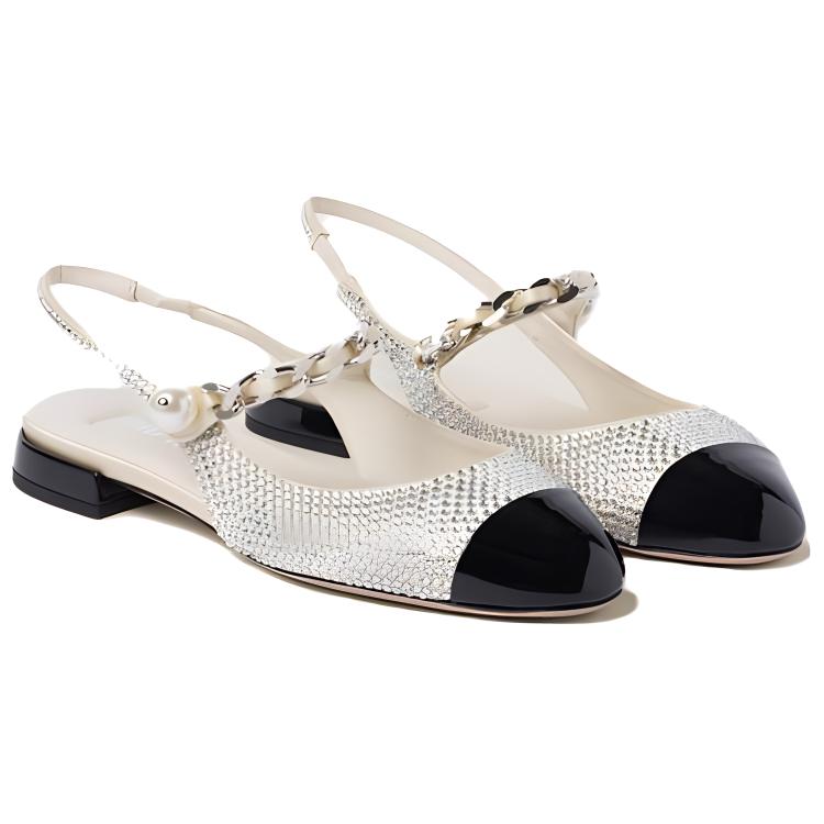 Повседневные туфли MIU MIU женские слоновая кость — фото 4