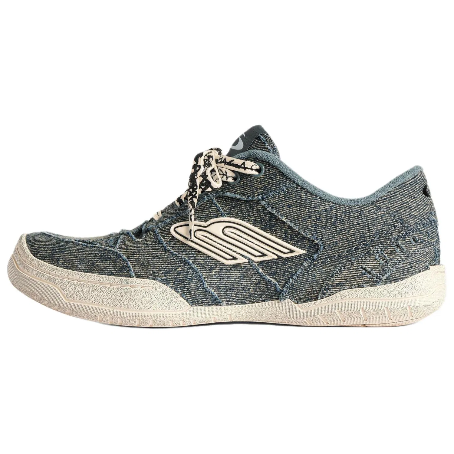 Кроссовки скейтбордические джинсовые Balenciaga Blue — фото 3