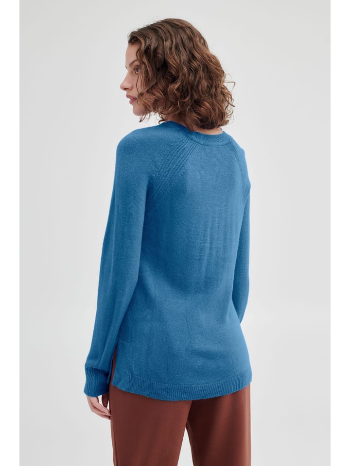 

B. young Вязаный свитер BYMALEA стандартного кроя, цвет французский синий