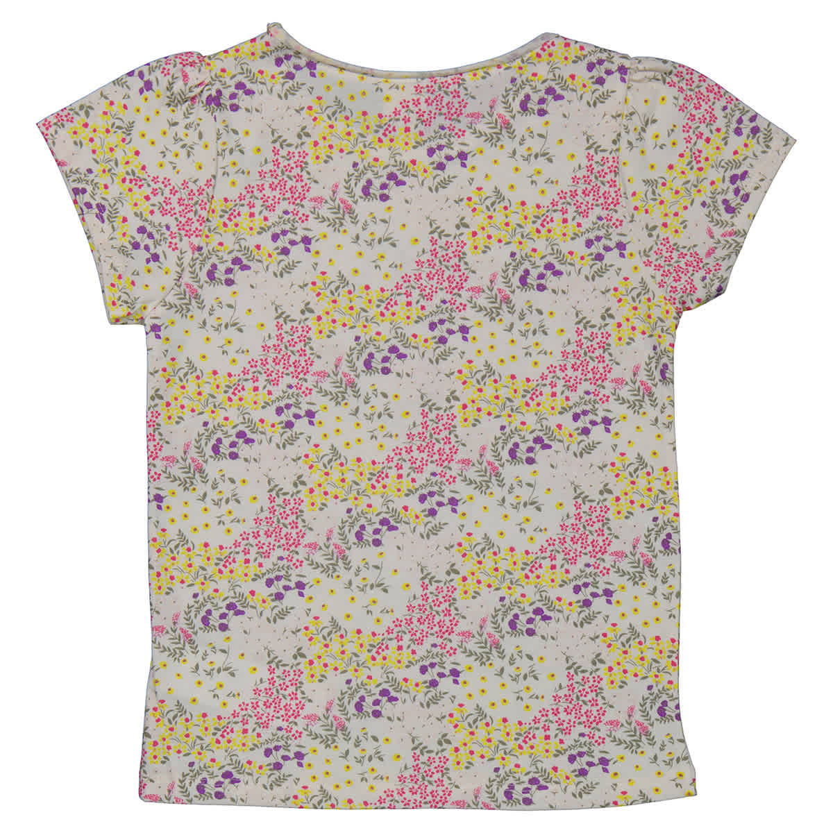 Bonton Girls Футболка из органического хлопка с цветочным принтом, Flower Prairie — фото 2