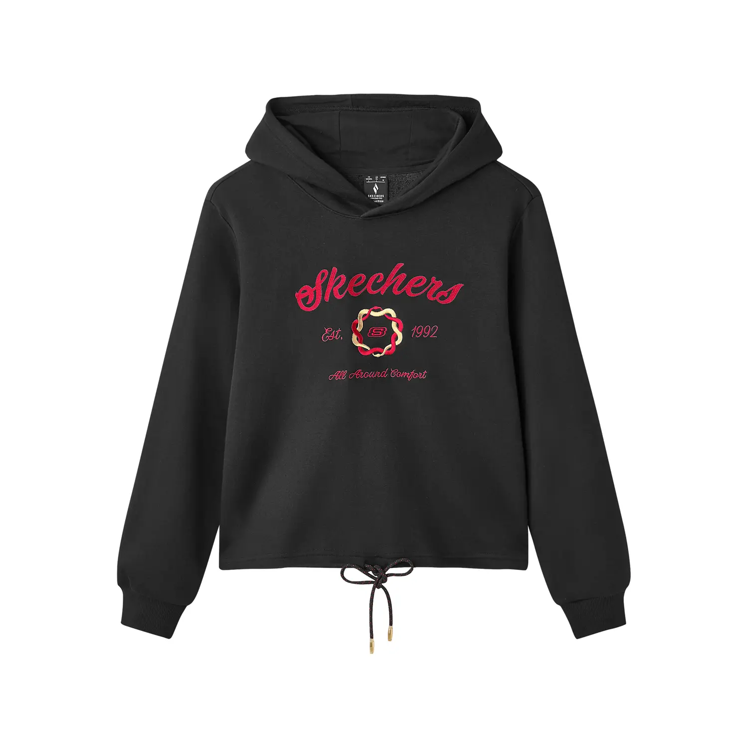 

Skechers Новогодний свитшот женский Carbon Black, Черный, Skechers Новогодний свитшот женский Carbon Black