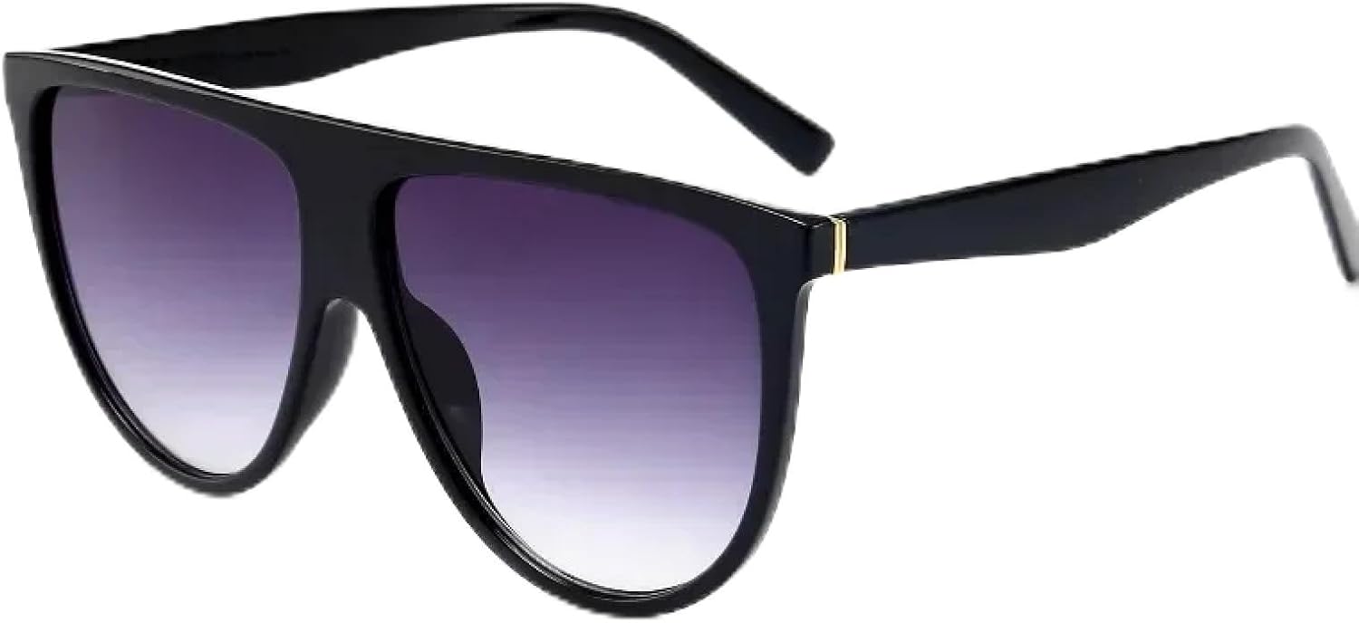 

Солнцезащитные очки с защитой от УФ-излучения UV400 | Большая оправа, плоские линзы с градиентным переходом | Для женщин и мужчин, для занятий спортом на открытом воздухе и вождения DSVIGF, Black