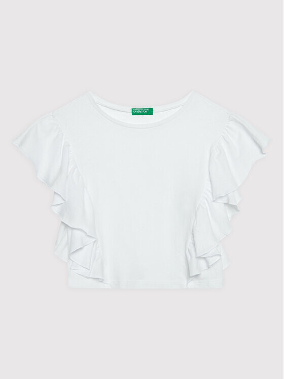 

Блуза стандартного кроя United Colors Of Benetton, белый