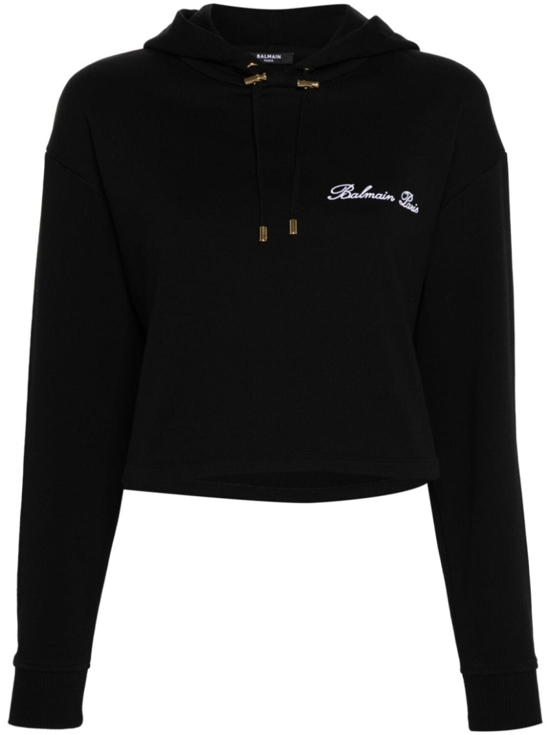 

Balmain худи с вышитым логотипом, черный