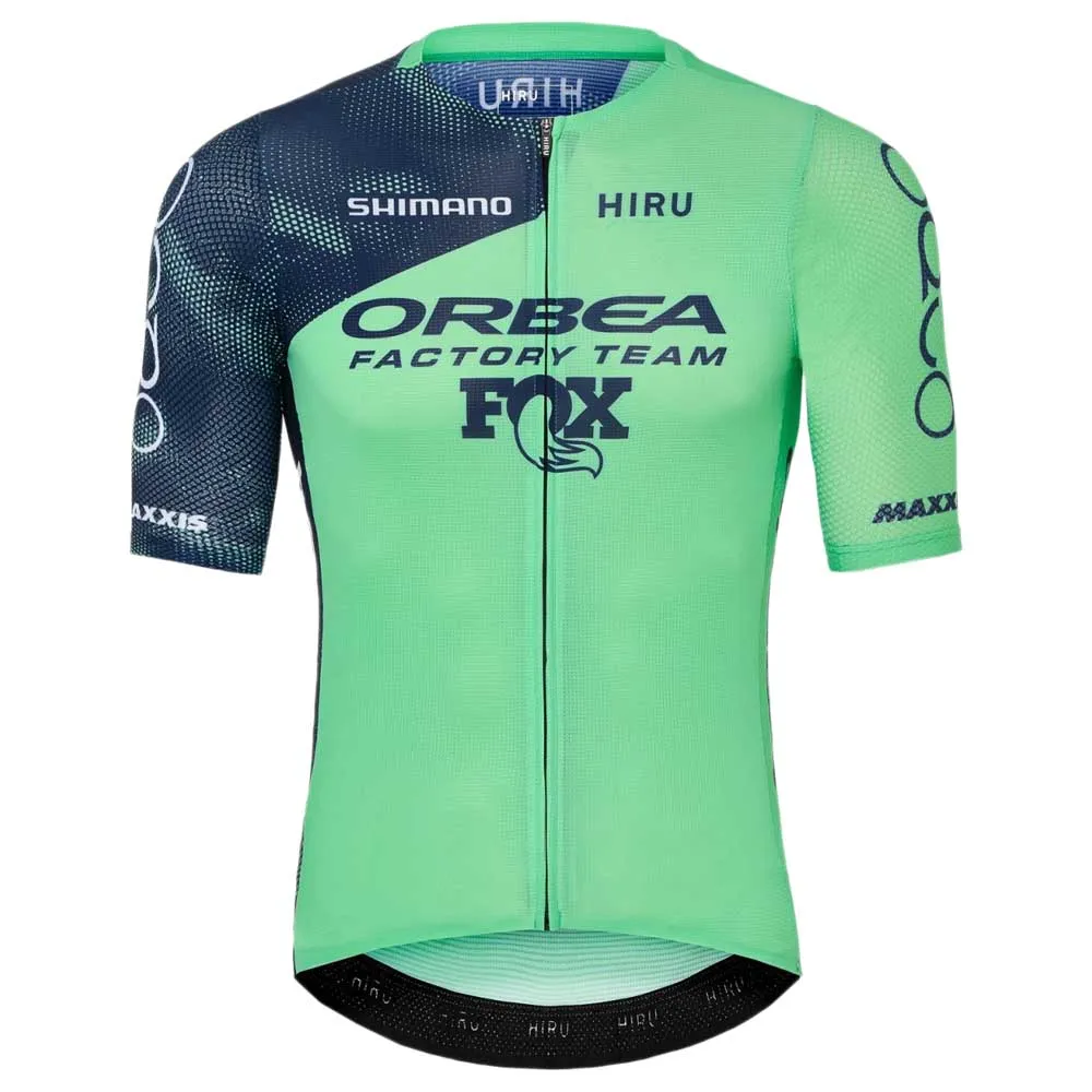 

Джерси Hiru LAB Race Orbea Factory Team short sleeve, зеленый