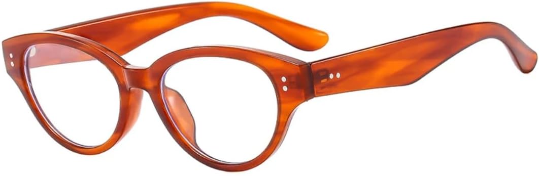 

Солнцезащитные очки с защитой от УФ-излучения UV400 | Маленькая оправа "кошачий глаз" | Линзы конфетных цветов для занятий спортом на открытом воздухе и вождения DSVIGF, Orange Clear