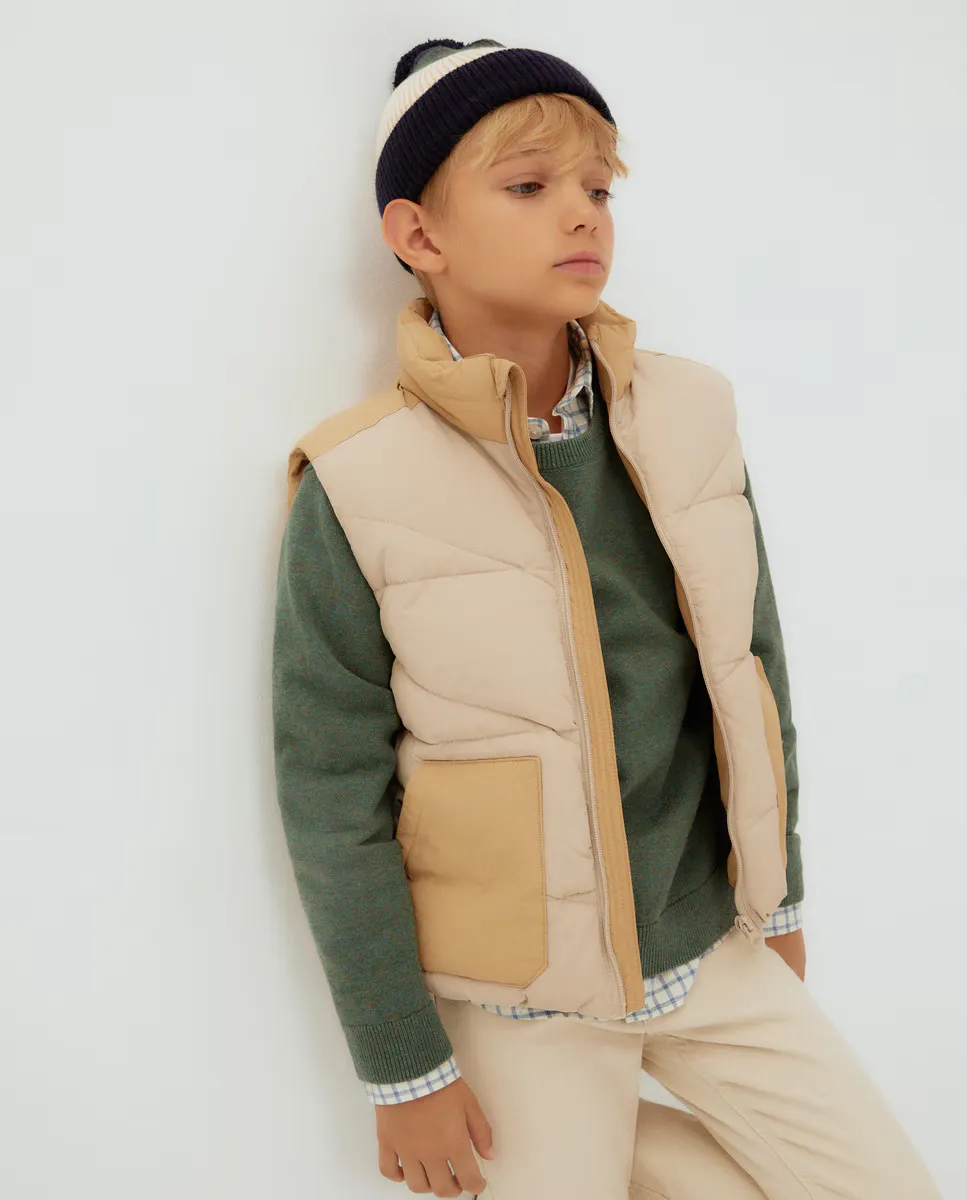 

Базовый однотонный свитер для мальчика Kids El Corte Inglés, зеленый
