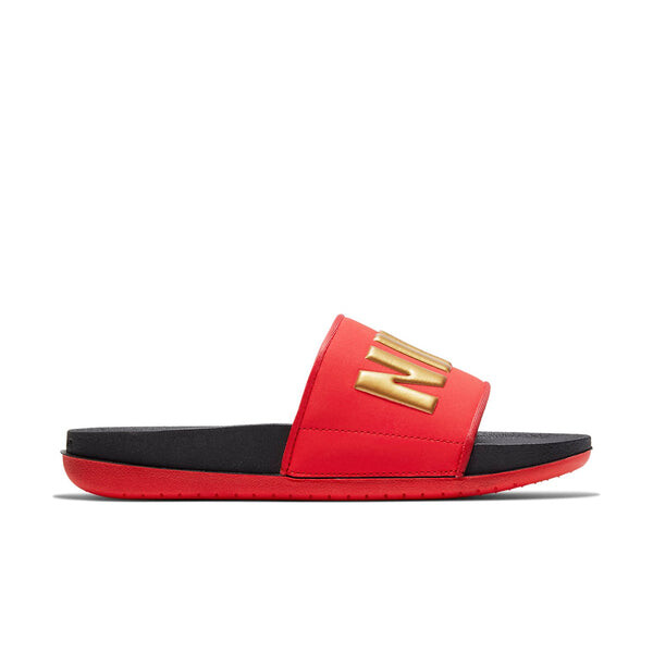 Тапочки offcourt slide 'black red' Nike, красный — фото 2