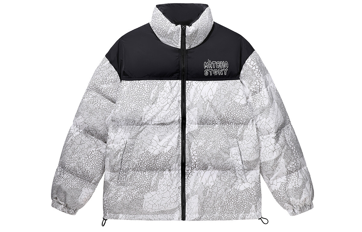 

MATCHA STORY Стеганая куртка унисекс, Взрывно-серый