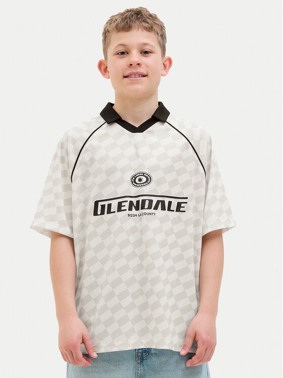 

Свободная рубашка поло 12278700 Jack&Jones Junior, бежевый