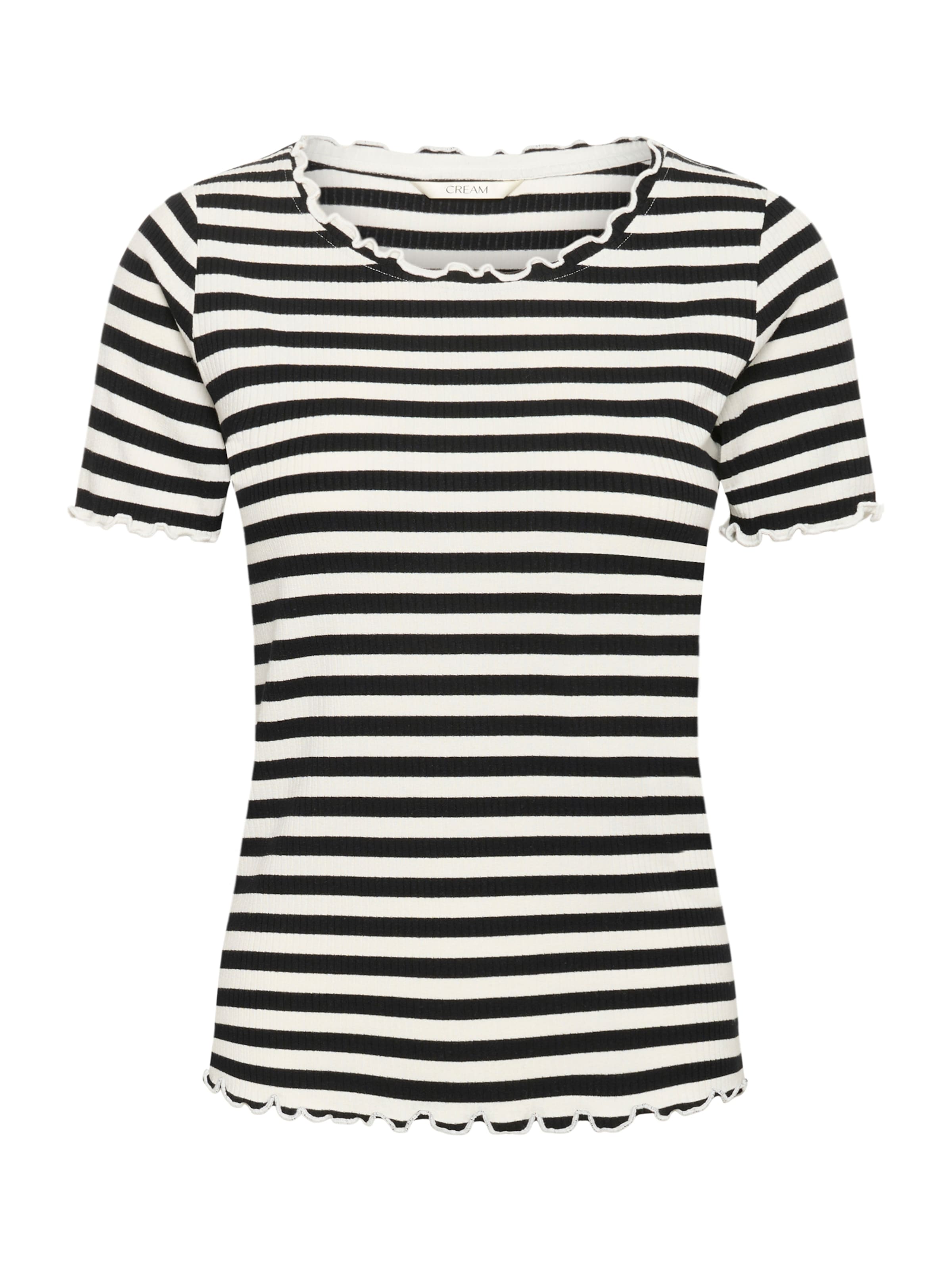 

Cream Футболка 'CRRibba' в черном цвете, Черный, Cream Футболка 'CRRibba' в черном цвете