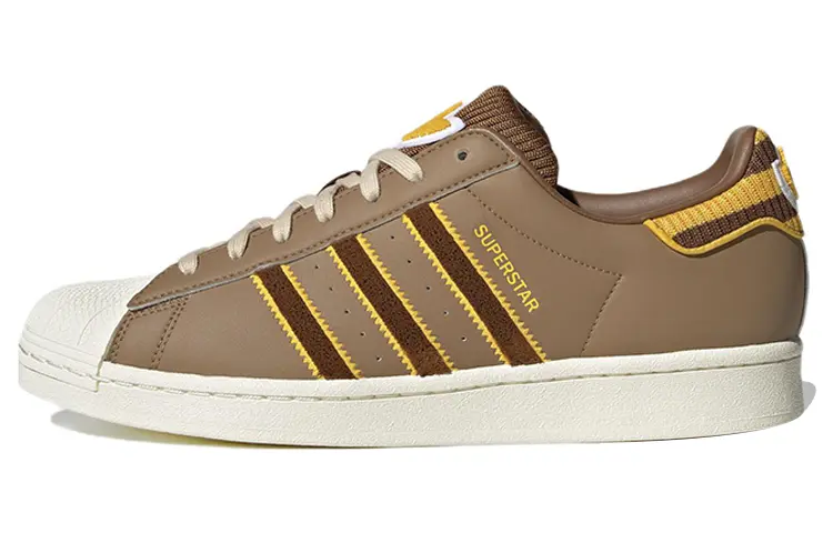 

Кроссовки Adidas Originals Superstar Shoes 'Brown White Yellow'