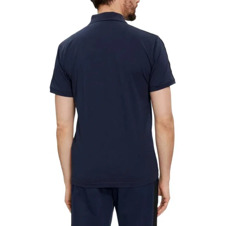Поло Emporio Armani EA7 мужское Marine Blue — фото 3