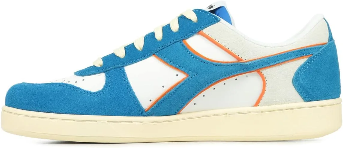 Кроссовки Diadora Unisex Magic Low из замши, белый — фото 4