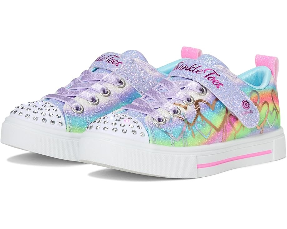 

Кроссовки SKECHERS KIDS Twinkle Sparks - Ombre Love 314823L, цвет Lavendar/Multi