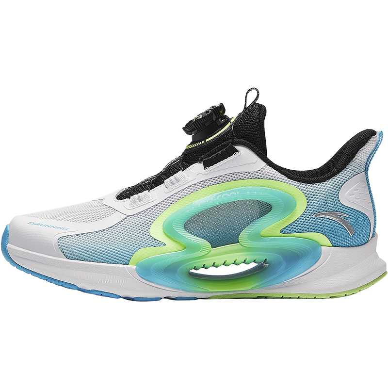 

Кроссовки для бега Chase The Moon 2.0 с амортизацией, дышащие, легкие, с низким верхом, с амортизацией для детей Antakids, зеленый