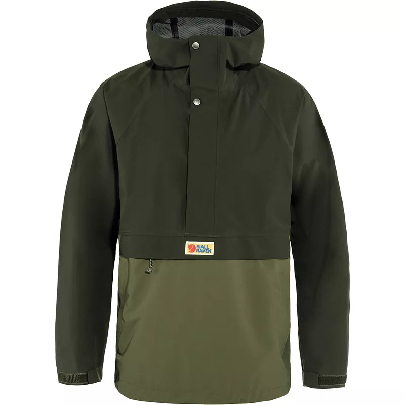 

Мужской увлажняющий анорак на каждый день Fjallraven, цвет Deep Forest/Laurel Green