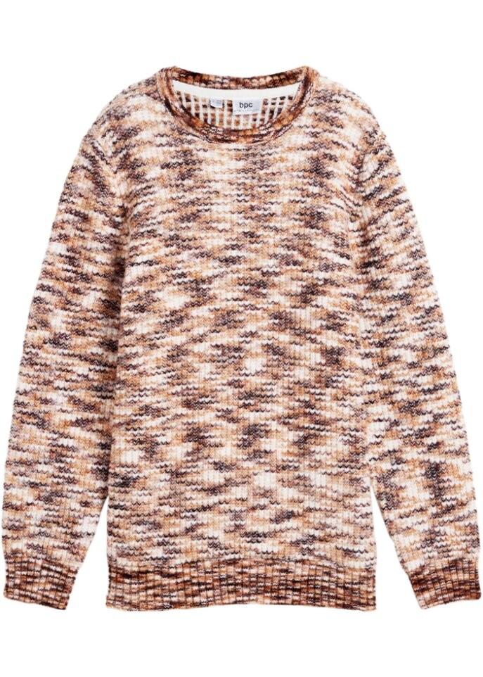 

Свитер меланжевой вязки для мальчика Bpc Bonprix Collection, бежевый