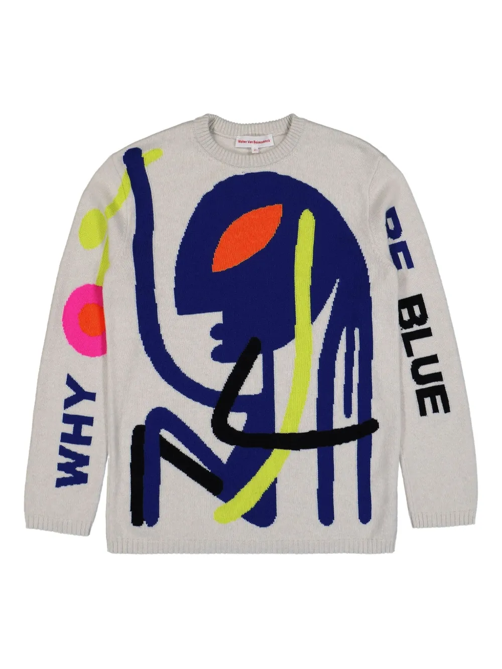 

Джемпер Why Be Blue Walter Van Beirendonck, серый