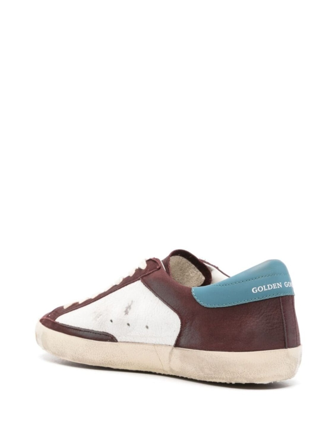 Golden Goose кожаные кроссовки Super Star Double Quarter, белый — фото 3