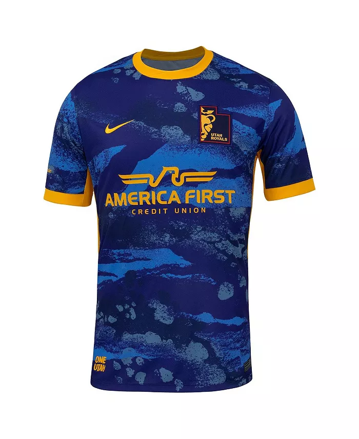 Мужская футболка Utah Royals 2025 Great Salt Lake Kit Stadium Replica в синем цвете Nike — фото 2