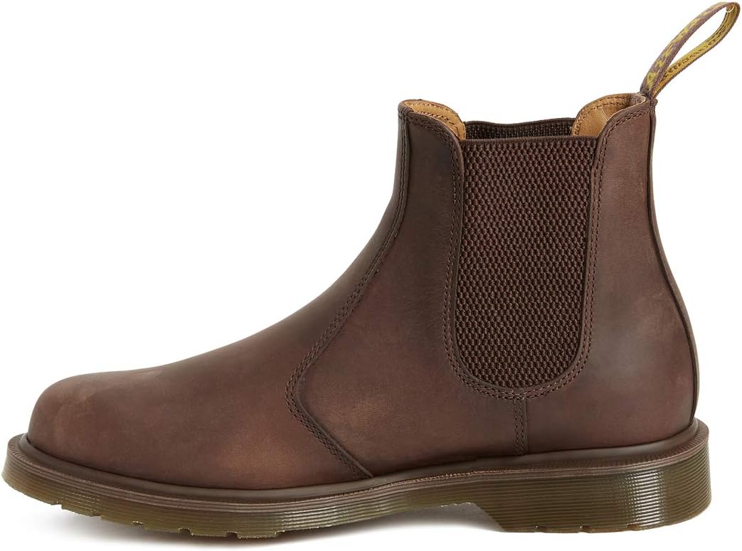 Ботинки Chelsea унисекс Dr. Martens 2976, коричневые, 9 женских/8 мужских — фото 2