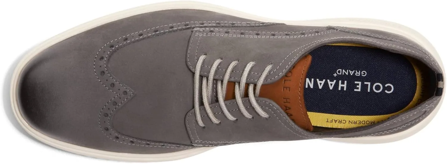 Оксфорды Cole Haan Grand Wingtip, серый — фото 2