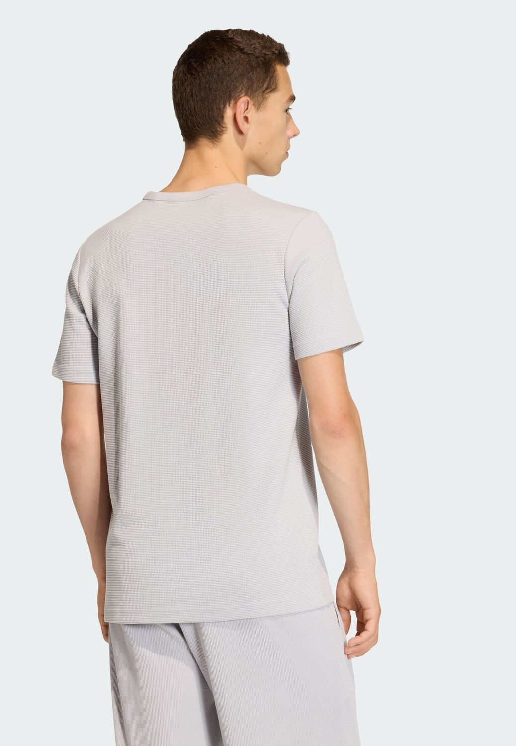 Adidas Originals Футболка 'Trefoil Essentials' в светло-сером цвете — фото 3