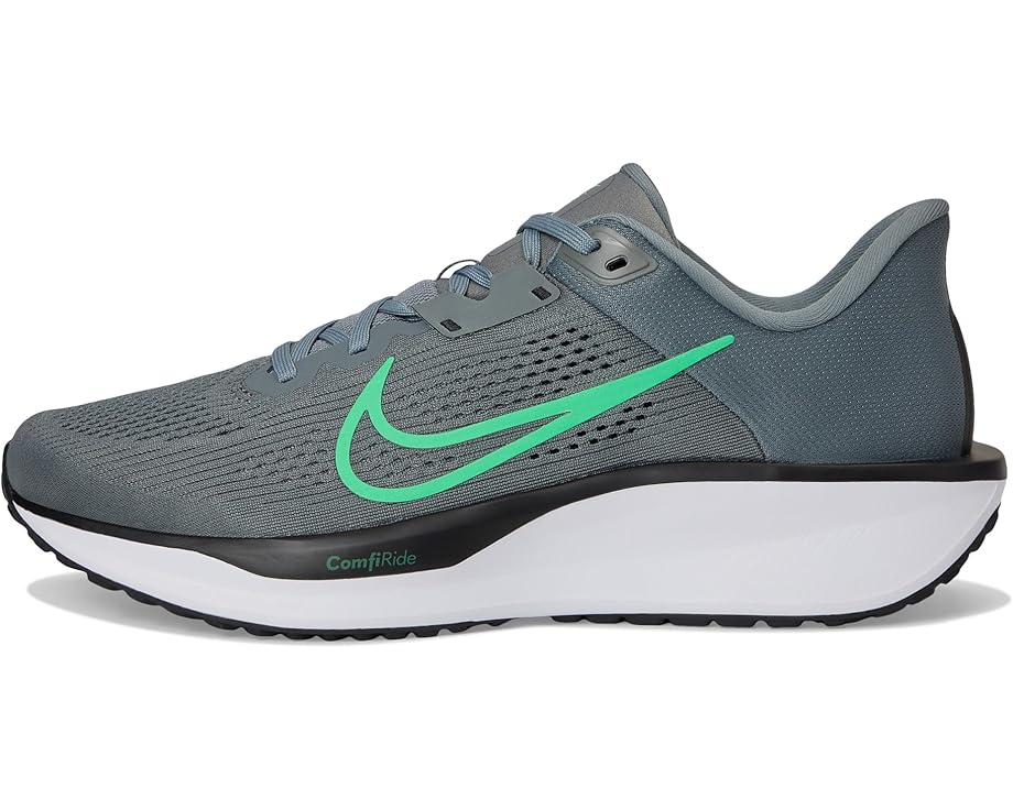 Кроссовки Nike Quest 6, цвет Smoke Grey/Green Shock/Black/White — фото 4