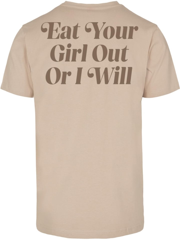 

Футболка Eat Your Girl Out Tee бежевого цвета Mister Tee, Бежевый, Футболка Eat Your Girl Out Tee бежевого цвета Mister Tee