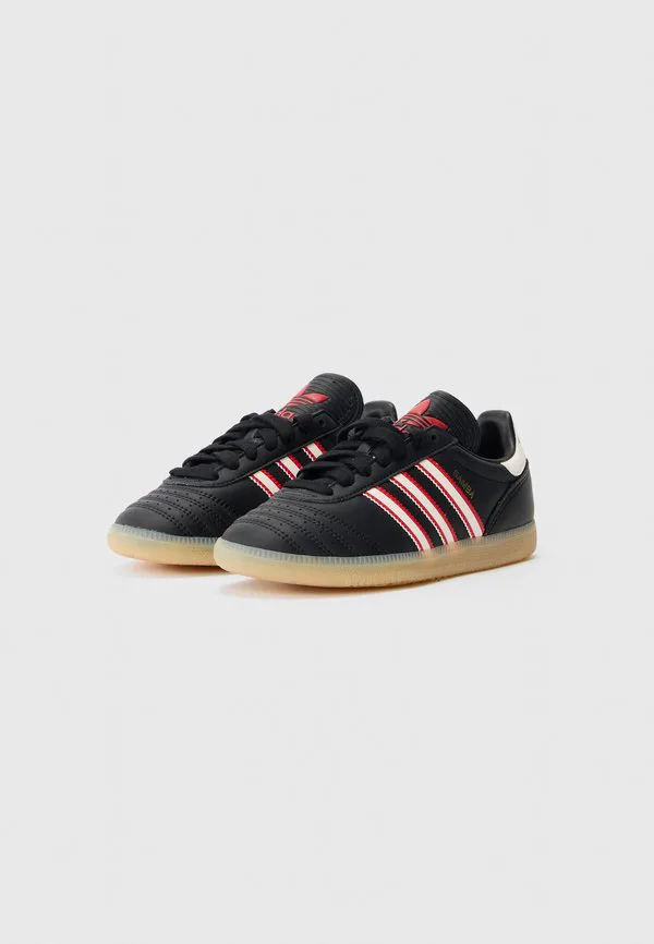 Кроссовки samba унисекс Adidas Originals, Core Black/Off-White/Gum — фото 2