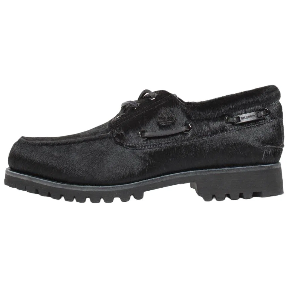 Туфли лоферы из кожи Timberland WACKO MARIA черные