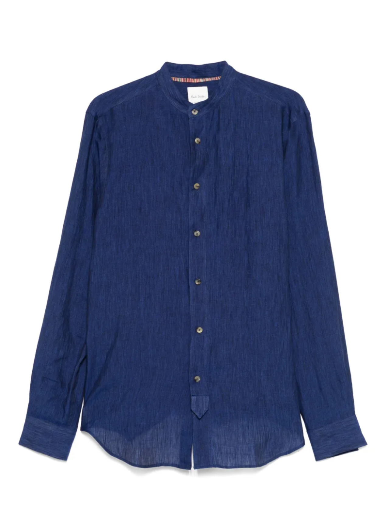 

Льняная рубашка Paul Smith, синий