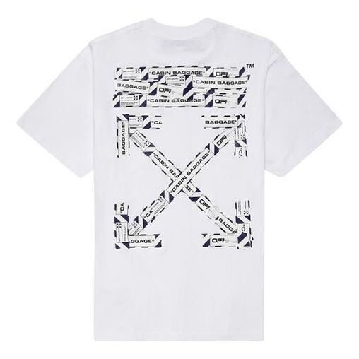 

Футболка ss20 arrows logo print short sleeve loose Off-White, белый