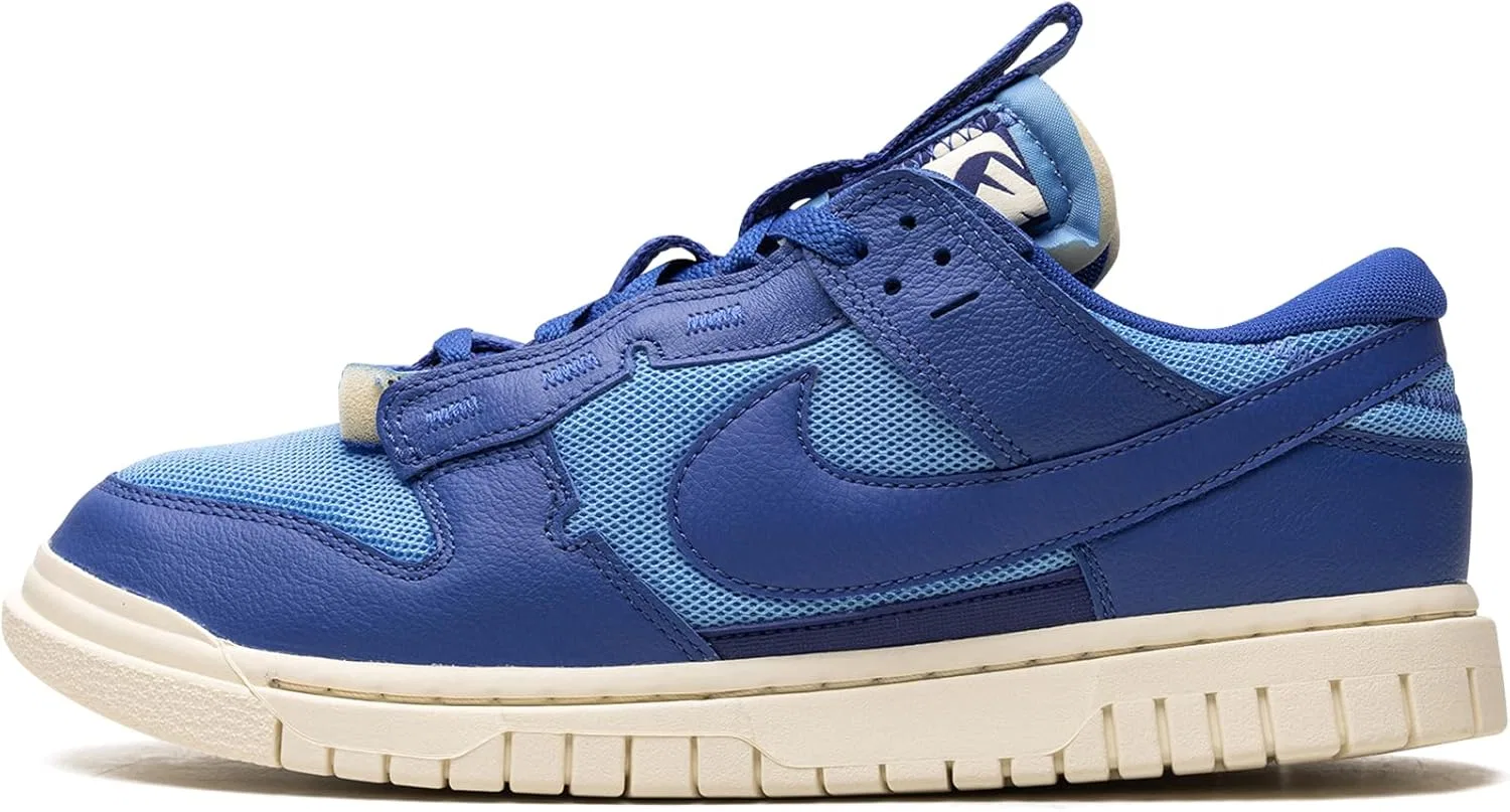 Кроссовки мужские Nike Dunk Low, цвет University Blue/Deep Royal Blue/Coconut Milk/Game Royal