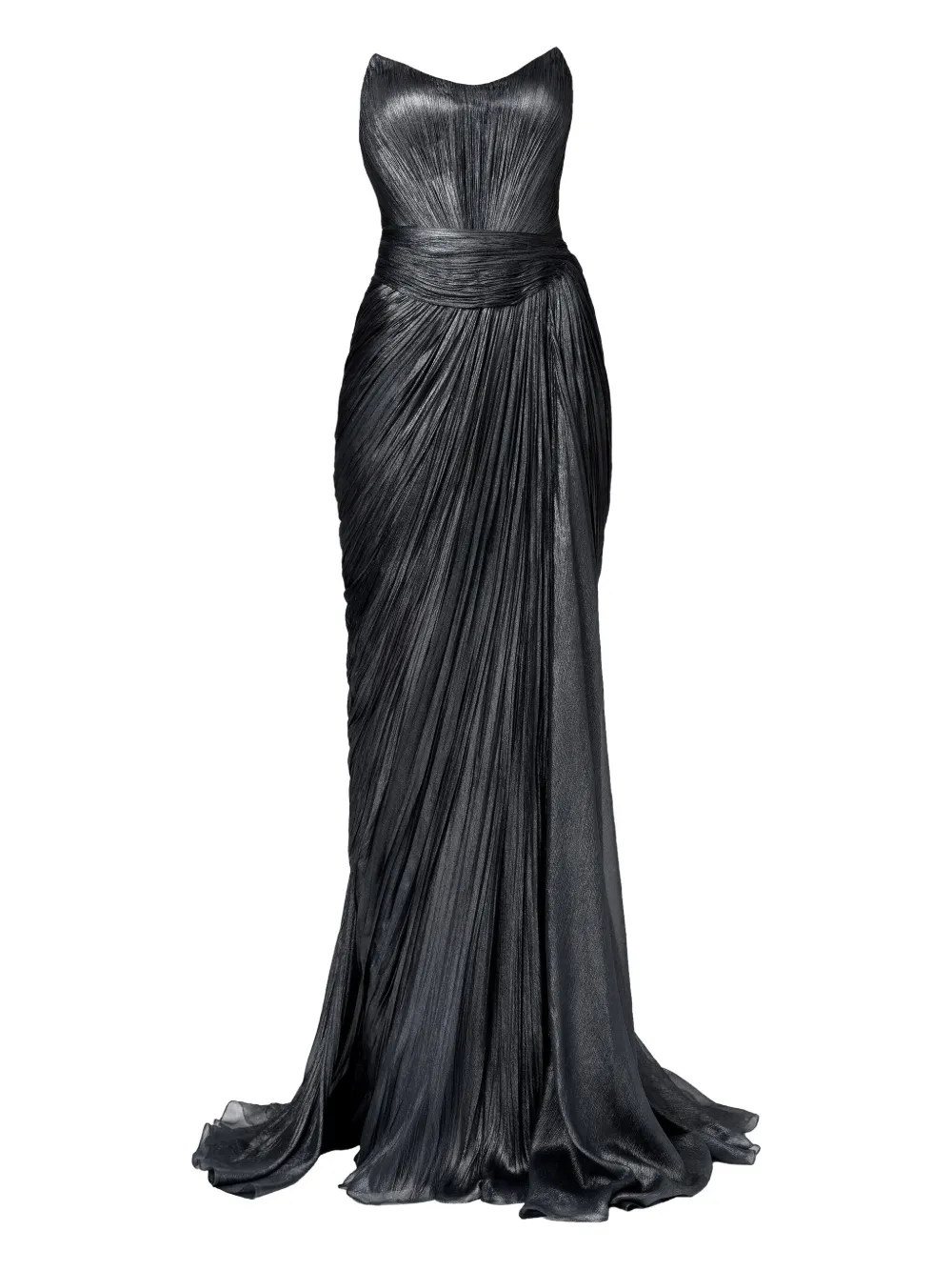 

Платье с плиссированным корсетом Iris Serban, черный