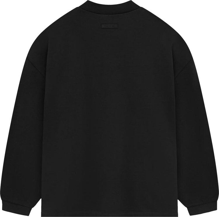 Лонгслив Fear of God Essentials Heavy Jersey 'Jet Black' — фото 2