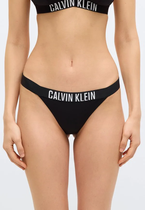 Бразильские плавки-бикини для интенсивного плавания Calvin Klein Swimwear, Black — фото 3