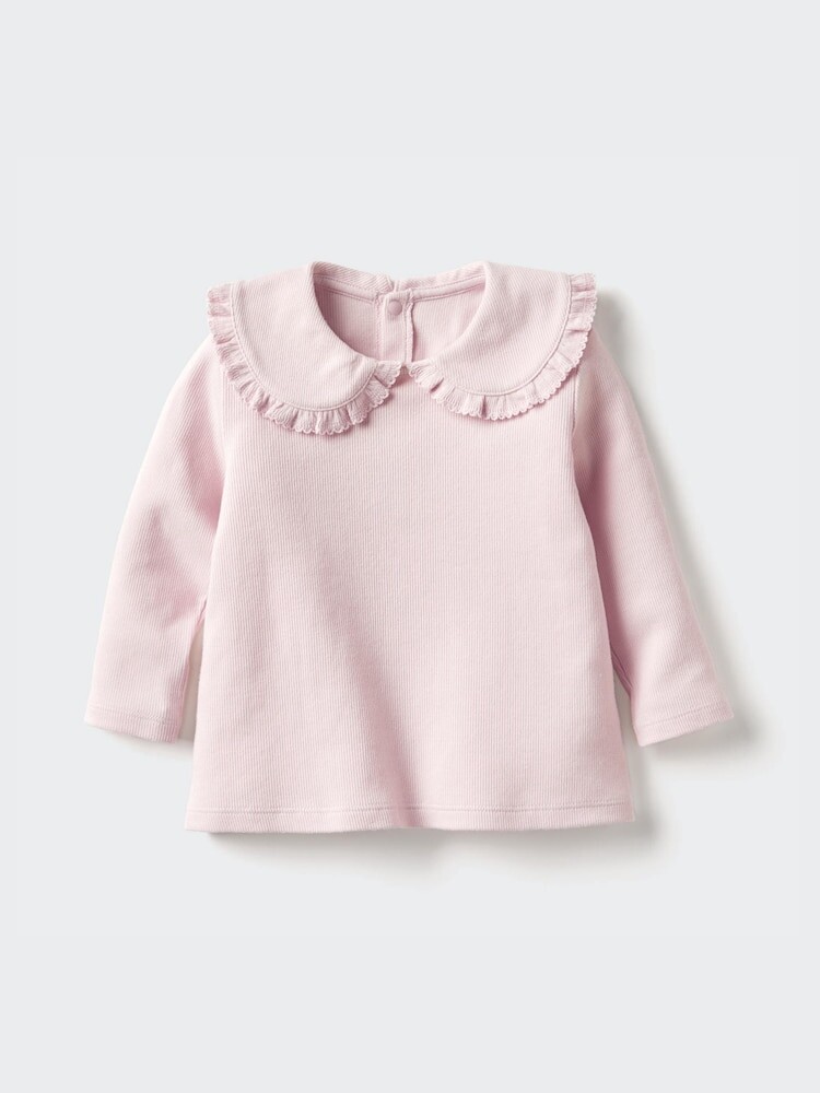 

Кофта детская с круглым вырезом Uniqlo, цвет 10 розовый