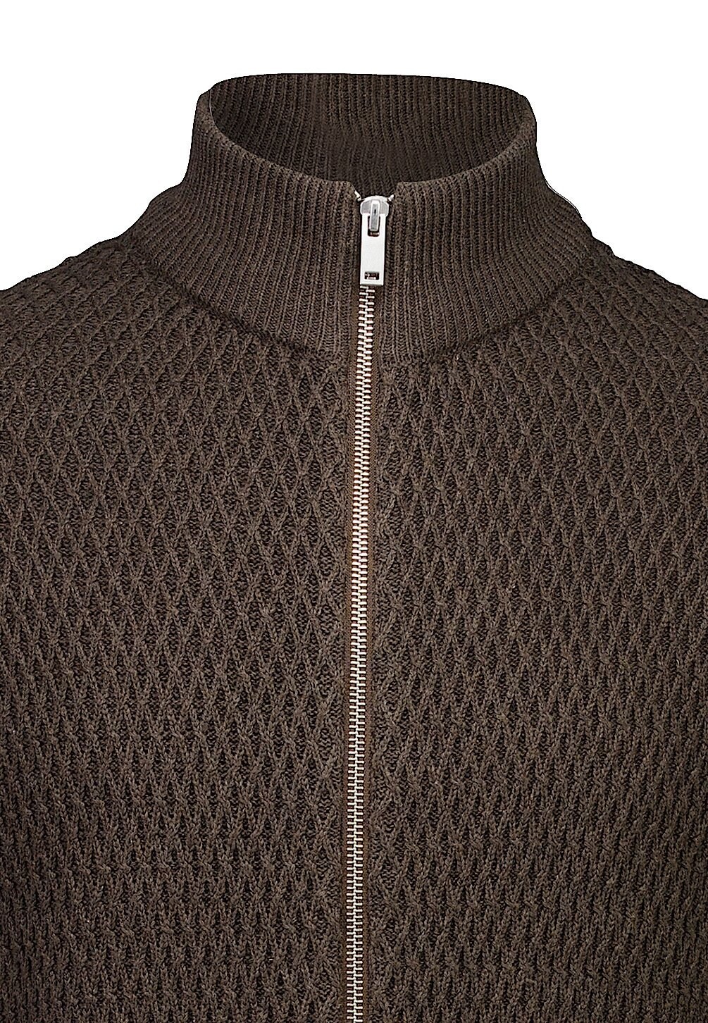 

Толстовка на молнии O-NECK STRUCTURE Lindbergh, коричневый